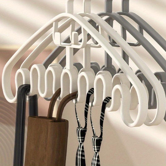 Wave Clothes Hanger Plastic Tie Hanger for Clothing Stores
