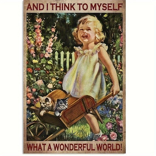 Vintage Coffee Wall Decor Tin Sign 20x30 cm