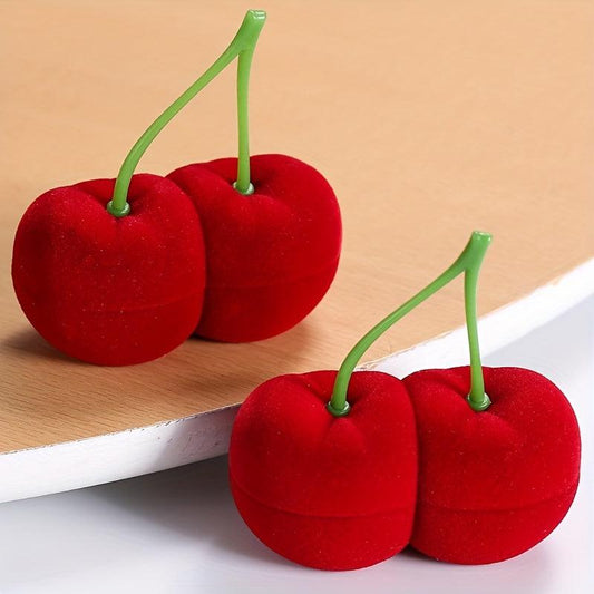 Cherry Shaped Jewelry Box Mother's Gift