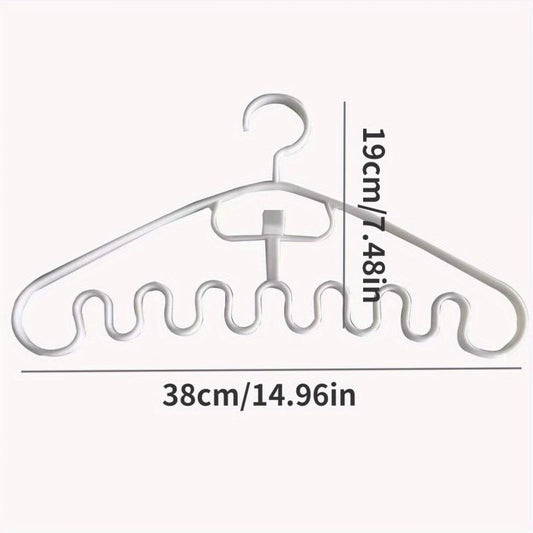 4pcs Wave Hangers for Clothing Shops Wardrobe Accessories