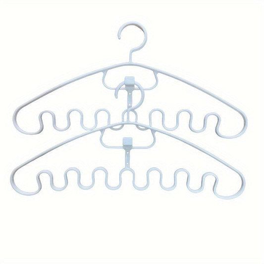 4pcs Wave Hangers for Clothing Shops Wardrobe Accessories