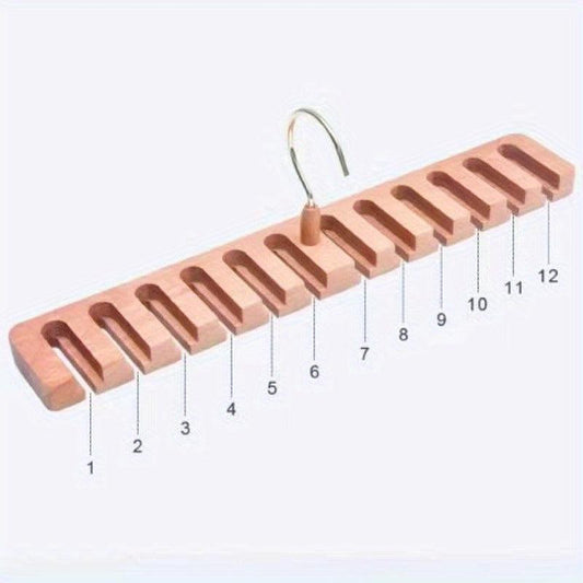 Solid Wood Belt Storage Rack Hanging Tie Rack Belt Hanger