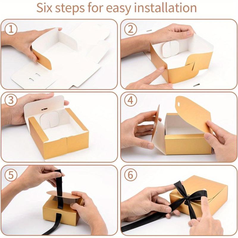 10 Gift Boxes With Lids For Christmas Birthday Party Graduation