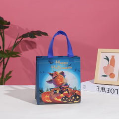 5pcs Halloween Tote Bags Non-woven Party Candy Gift Wrap