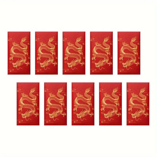 10pcs Dragon Year Red Envelope Chinese Style Creativity Spring Hot Award