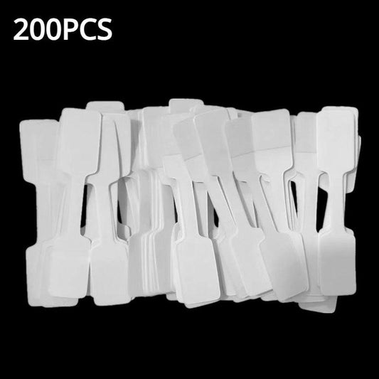 200pcs Blank Paper Tags Stickers for Jewelry Making Display