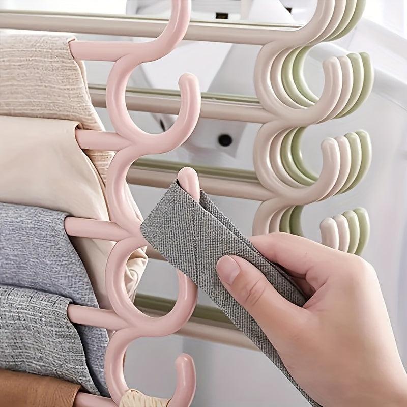 Multi-functional Pants Rack Tie Belt Scarf Storage Rack