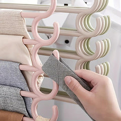 Multi-functional Pants Rack Tie Belt Scarf Storage Rack