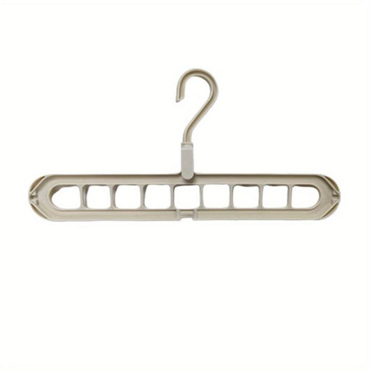 9-Hole Multifunctional Clothes Hanger for Wardrobe Organization