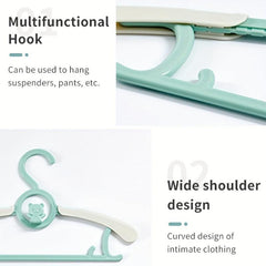 5pcs Baby Non Slip Retractable Hanger Thickened Ultra Thin