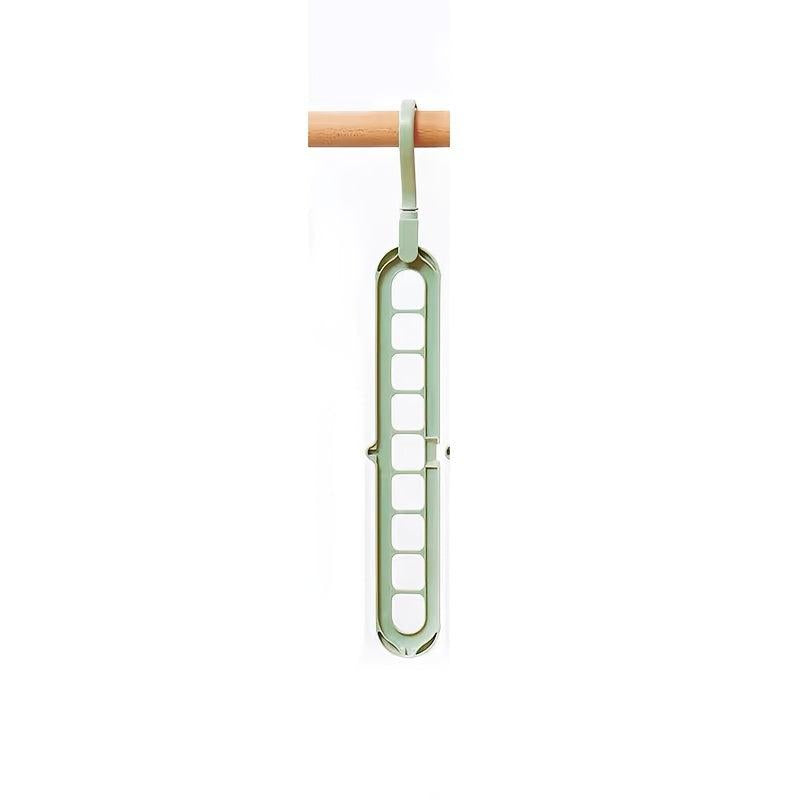 9 Hole Hanging Hanger Organizer for Clothing Stores