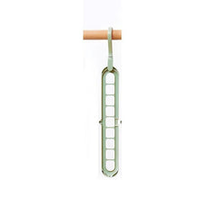 9 Hole Hanging Hanger Organizer for Clothing Stores