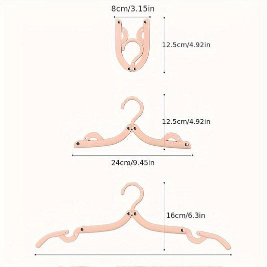 Portable Folding Hanger for Travel Hotels Magic Hanger Non-slip