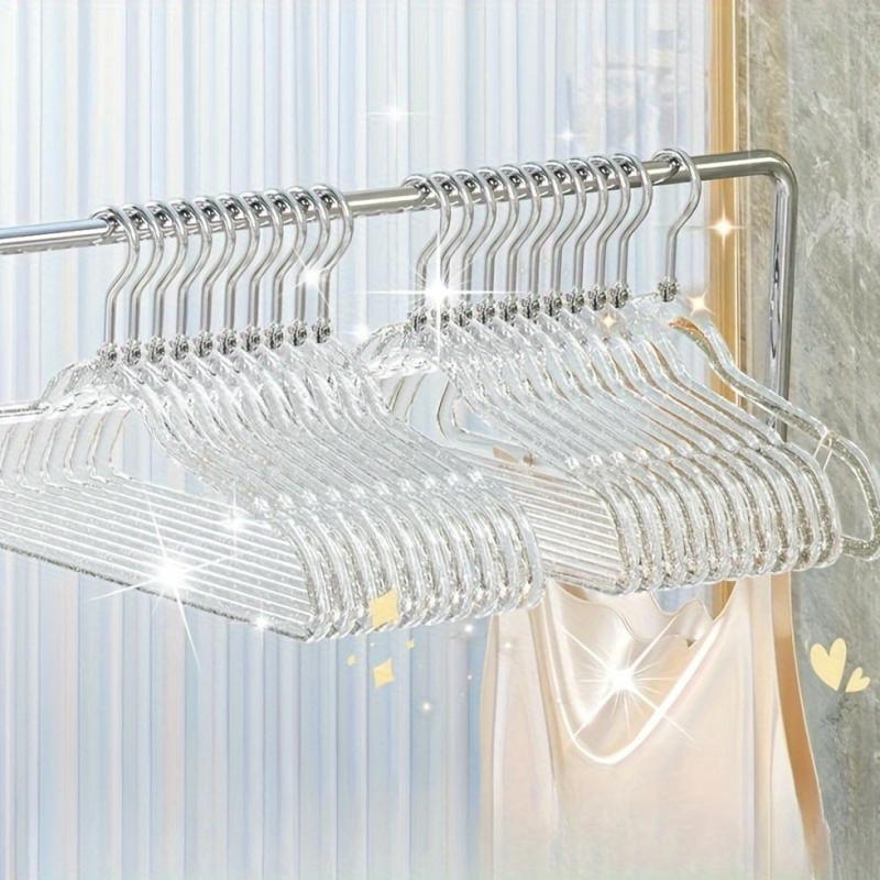 Glitter Hangers Non Slip Hanging Rack Thickened Traceless Clothes H