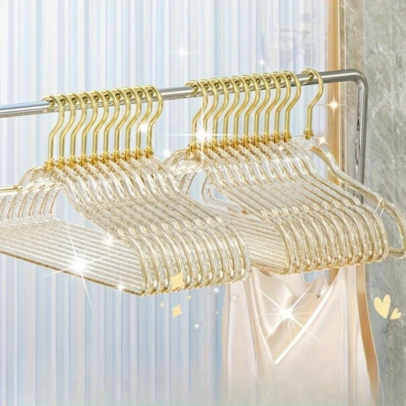 Glitter Hangers Non Slip Hanging Rack Thickened Traceless Clothes H