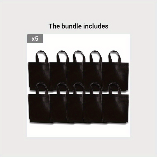 10pcs Non-woven Party Bags with Handles for Birthdays
