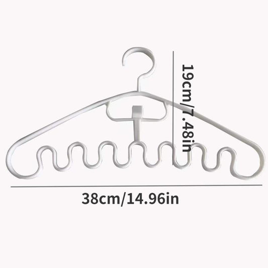 Wave Shape Hangers Storage Racks for Clothing Stores