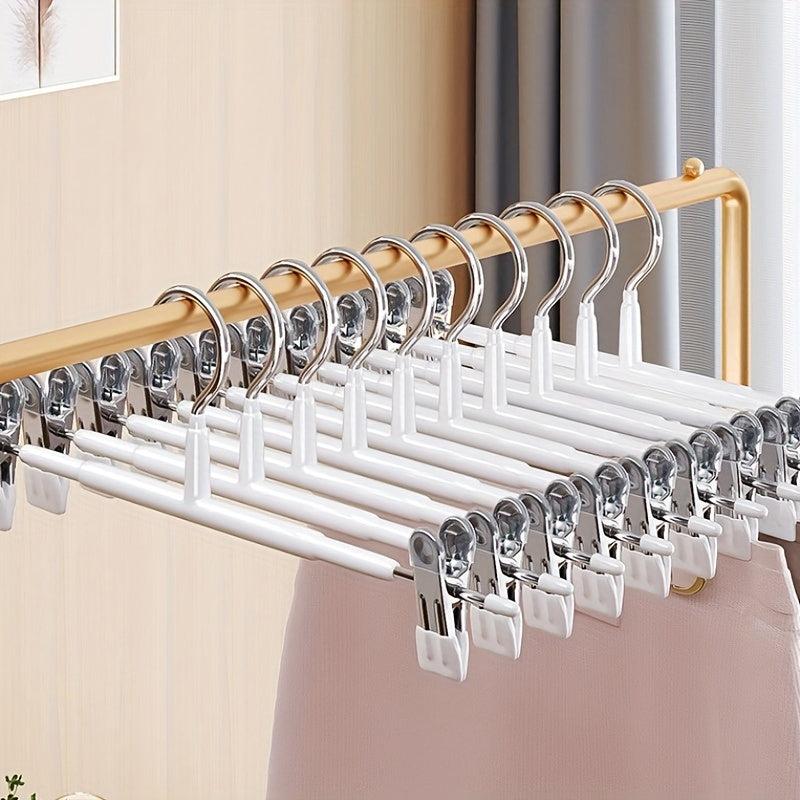 Stainless Steel Pant Clip Hanger Non-slip Household Skirt Drying Hair