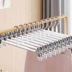 Stainless Steel Pant Clip Hanger Non-slip Household Skirt Drying Hair