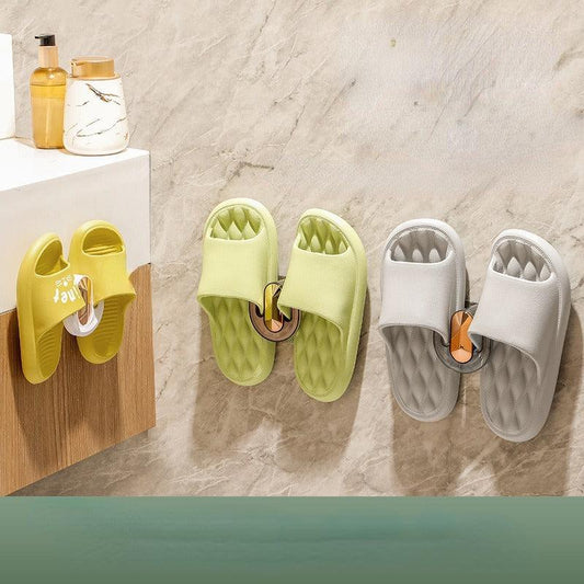 Wall mounted Slipper Rack Bathroom Shoe Storage Tool