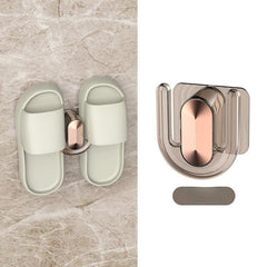 Wall mounted Slipper Rack Bathroom Shoe Storage Tool