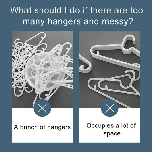 Foldable Clothes Hanger Hook Wall Sticking Storage Rack