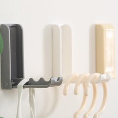 Foldable Door Punch Hook Wall mounted Clothes Hanger Coat And Hat Sticky Hook