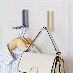 Foldable Door Punch Hook Wall mounted Clothes Hanger Coat And Hat Sticky Hook