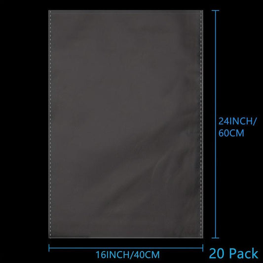 20 Large Clear Cellophane Bags for Baskets & Packaging
