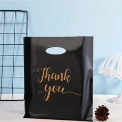 Thank You Merchandise Bags 100 pcs 2.36mil 11.8 X 7.9 Inch
