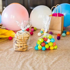 50pcs Clear Treat Bags OPP Cellophane Bags For Gift Wrapping