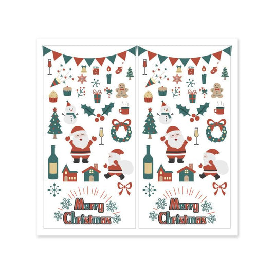 50pcs Merry Christmas Sticker & Baking Cake Label for Friends and Family