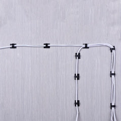 50pcs Wire Clips Cable Management Holder Clamps for Car Office Home