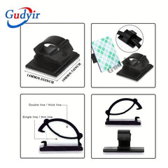 50pcs Wire Clips Cable Management Holder Clamps for Car Office Home