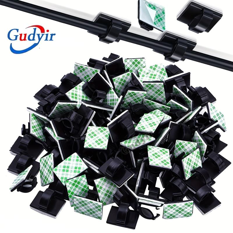 50pcs Wire Clips Cable Management Holder Clamps for Car Office Home