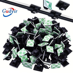 50pcs Wire Clips Cable Management Holder Clamps for Car Office Home