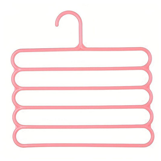 3pcs Multifunctional 5-layer Hangers Pants Wardrobe Hanging Rack