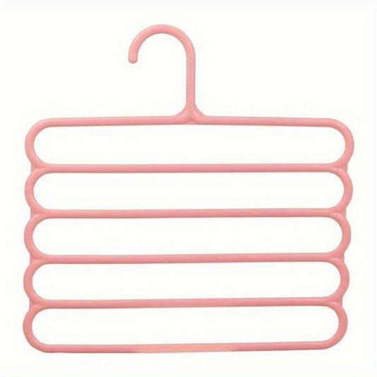2pcs Layers Clothes Hangers Trousers Holders Closet Storage Organizers