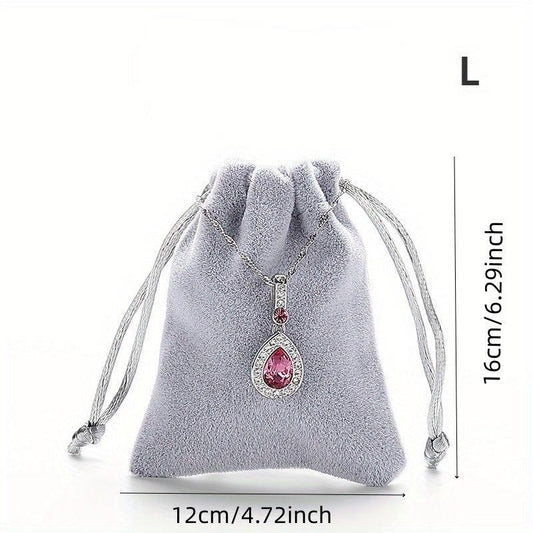Cloth Bag Jewelry Storage Accessories Drawstring Pocket