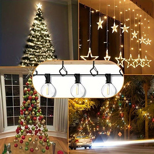 10pcs Anti Drop Bonsai Hooks with Safety Buckles for Christmas Lights