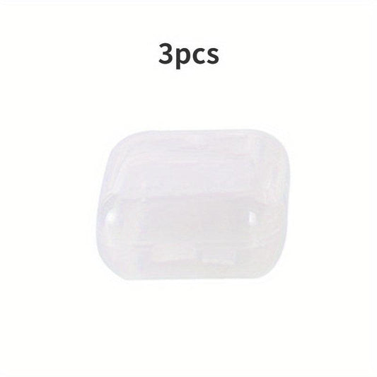 Plastic Transparent Box Mini Dustproof Jewelry Storage Case Container