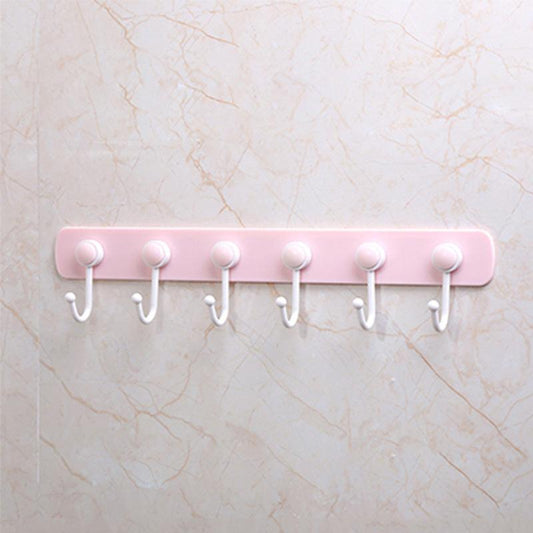 Kitchen Hanging Storage Rack 360 Rotating With 6 Hooks Towel Rag Hook