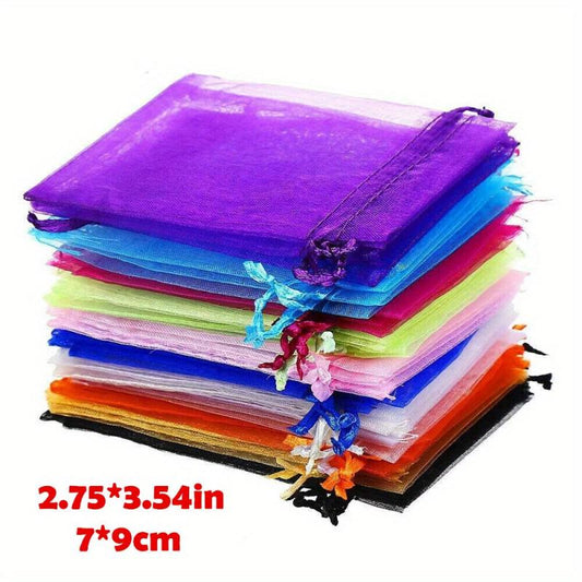 20-30pcs Organza Gift Bag Favor Bag With Drawstring For Wedding Party