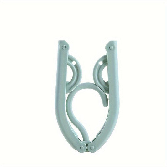 5pcs Folding Clothes Hanger Space Saving Anti Slip