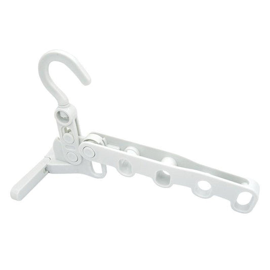 Portable Travel Clothes Hanger with Five-hole Hook