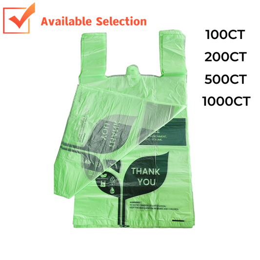 Biodegradable Grocery Bags 0.6 Mil - Eco Friendly Shopping Bags