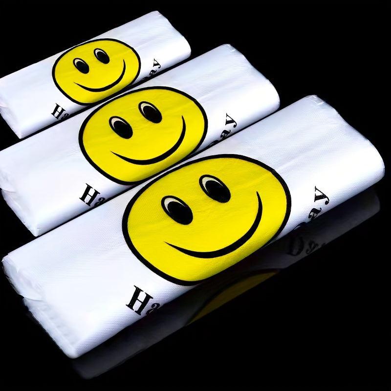 50pcs Thickened Plastic Food Bag Disposable Tote Vest Bag for Shopping