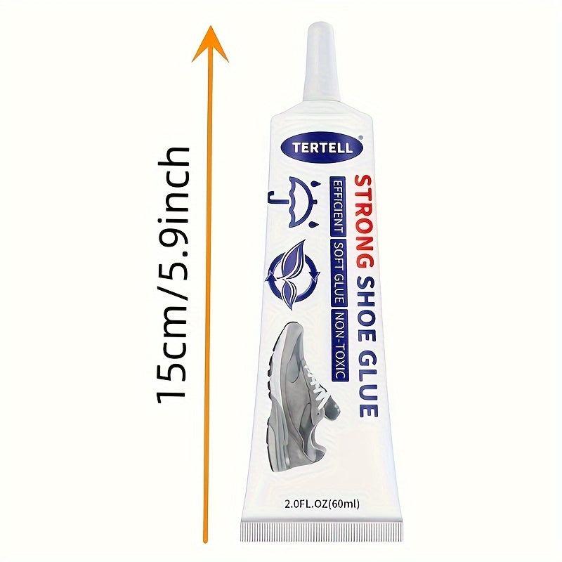 60ml Fast Setting Transparent Shoe Repair Glue - Washable & Ready To Use