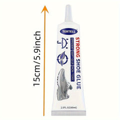 60ml Fast Setting Transparent Shoe Repair Glue - Washable & Ready To Use
