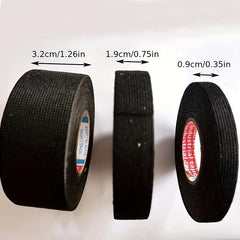15m High Temp Adhesive Cloth Tape For Cable Harness PVC Car Auto Heat Sound Isol